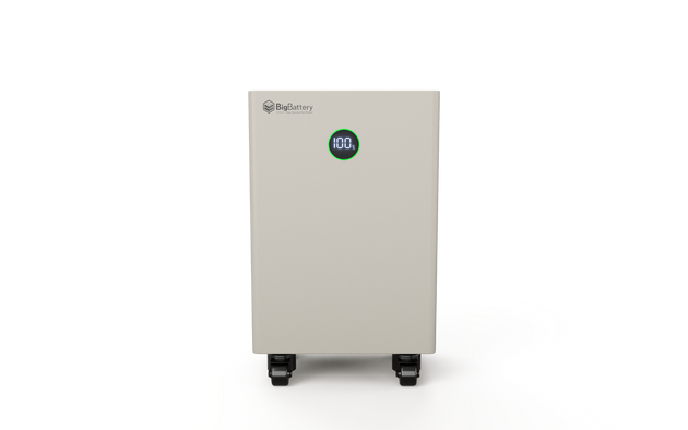 BigBattery NEXUS 48V 15 kWh LiFePO4 battery, front view