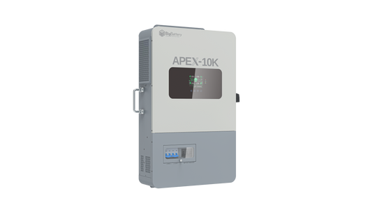 APEX 10K off-grid inverter, left angle view
