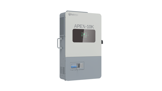 APEX 10K off-grid inverter, left angle view