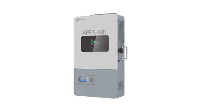 APEX 10K off-grid inverter, right angle view
