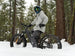 Rider on a Himiway D7 fat tire e-bike in the snow