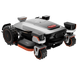 Sunseeker X9+ robot lawn mower, rear left 45-degree view