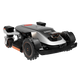 Sunseeker X9 robot lawn mower, right 45-degree view