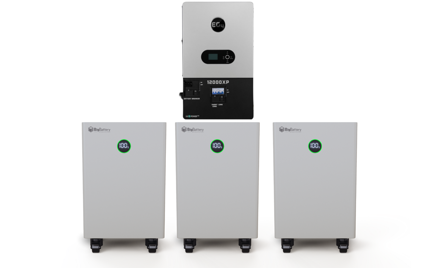 3x NEXUS with EG4 12000XP configuration, 45 kWh