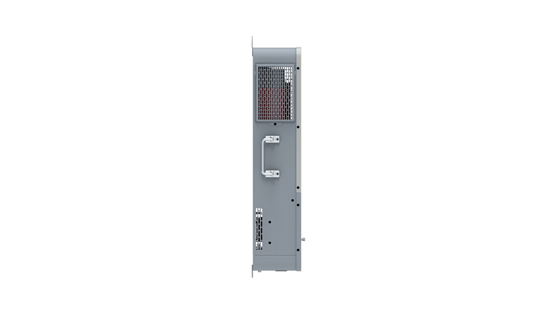 APEX 6.5K off-grid inverter, angle view