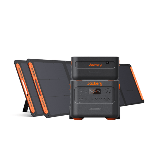 Jackery Solar Generator 2000 Plus Kit (4kWh) + SolarSaga 200W x 2