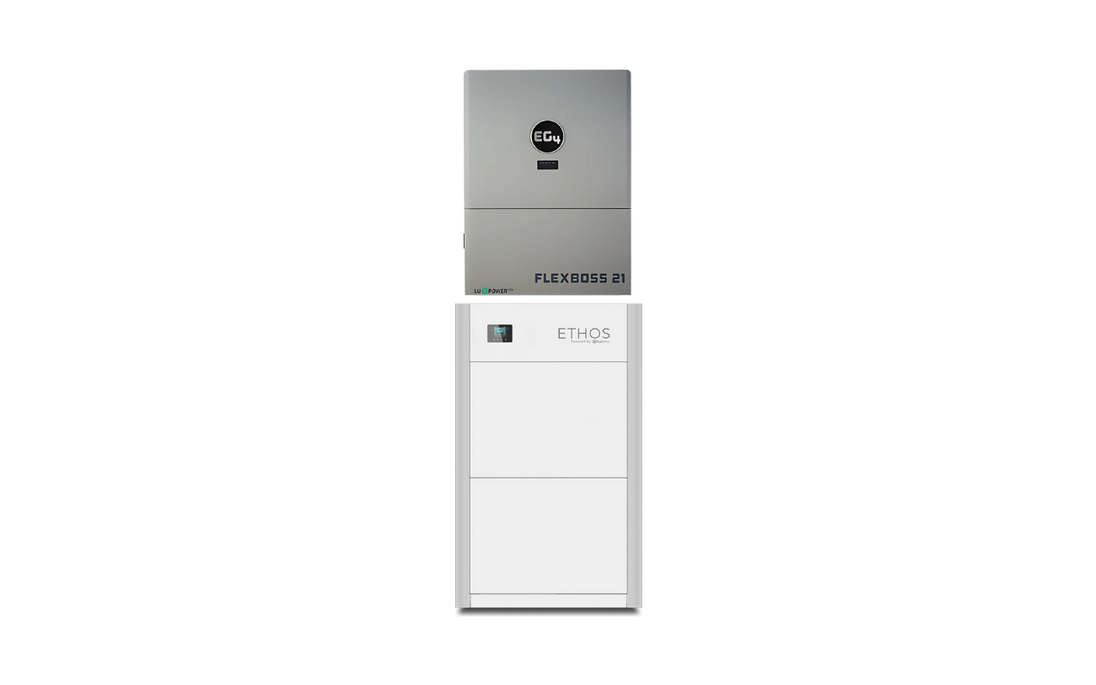 BigBattery ETHOS battery bank with EG4 FlexBOSS21 hybrid inverter kit