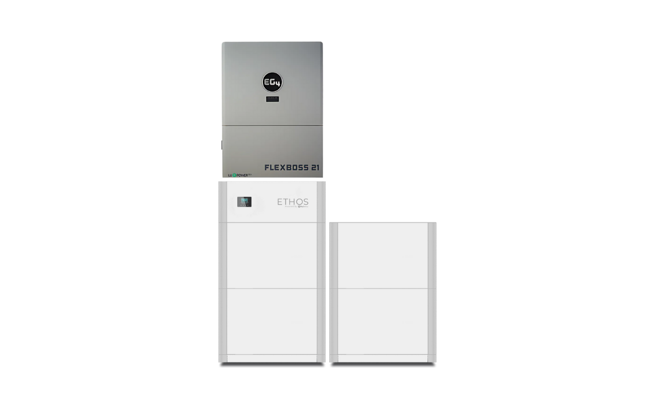 ETHOS and FlexBOSS21 energy storage system, alternate view