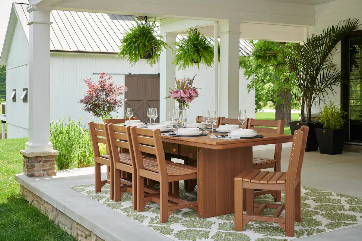 LuxCraft Veranda poly outdoor dining set