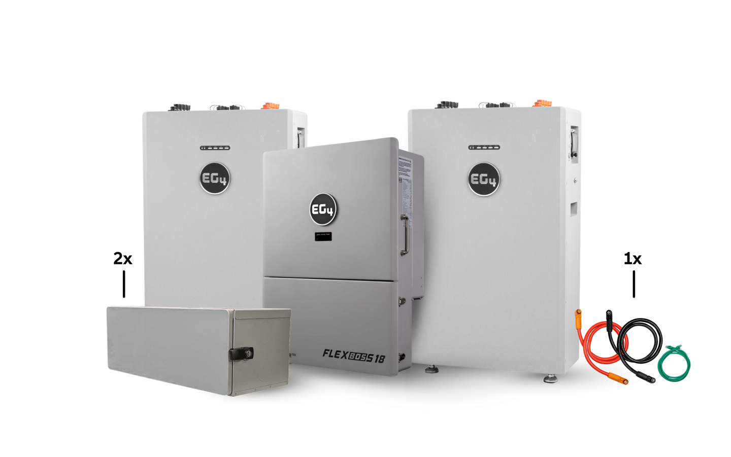 2x 314Ah All-Weather batteries with FlexBOSS18, 32 kWh