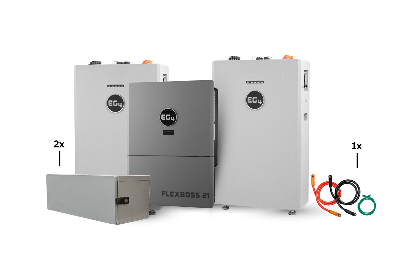 2x 314Ah All-Weather batteries with FlexBOSS21, 32 kWh