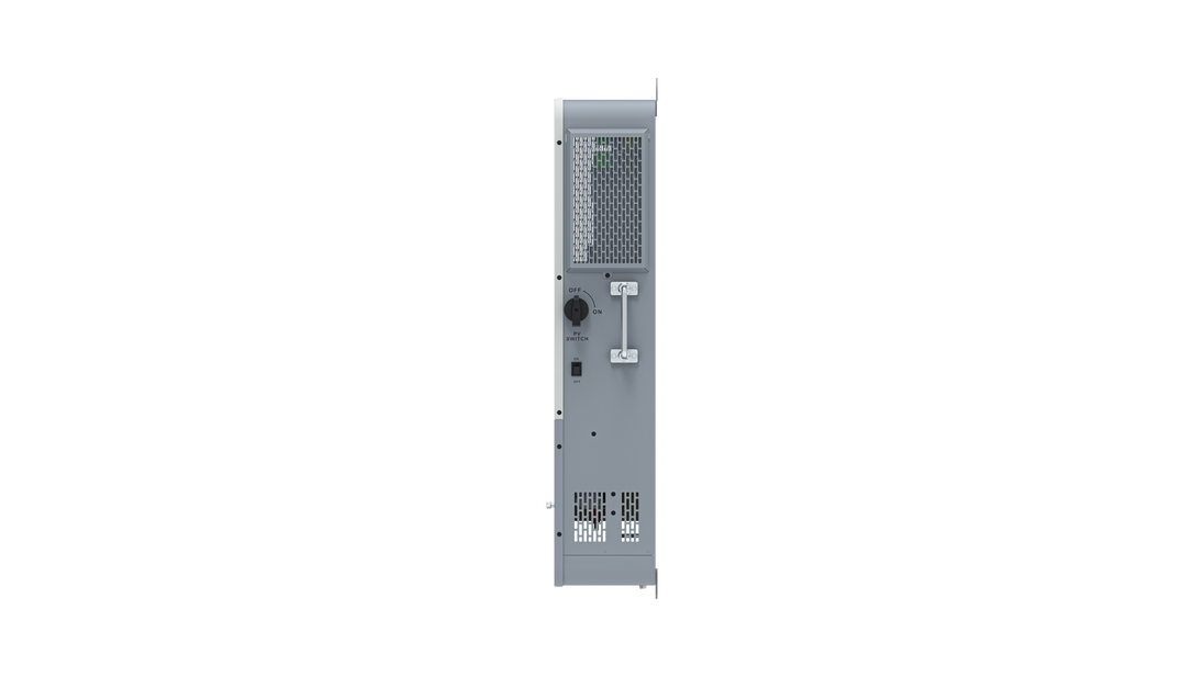 APEX 10K off-grid inverter, angle view
