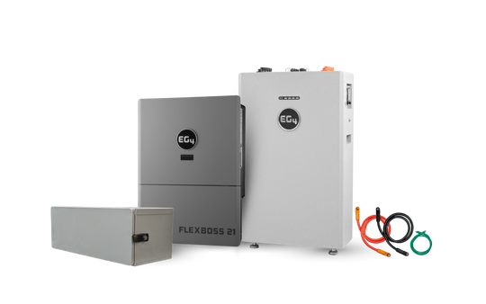 EG4 WallMount 314Ah All-Weather battery with FlexBOSS21 hybrid inverter kit