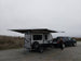 BunduAwn 360 awning rear coverage on NOBO trailer