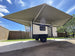 BunduAwn 360 8ft awning deployed on overland trailer at camp