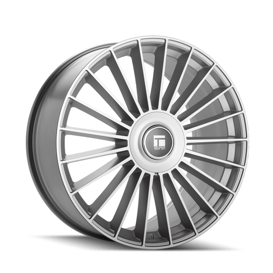 Touren TR10 3610 Wheel – Satin Silver Machined