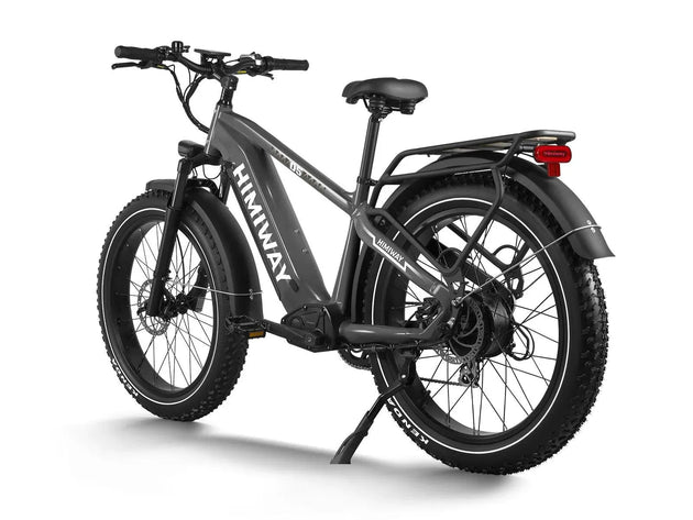 Himiway D5 fat tire e-bike, rear angle