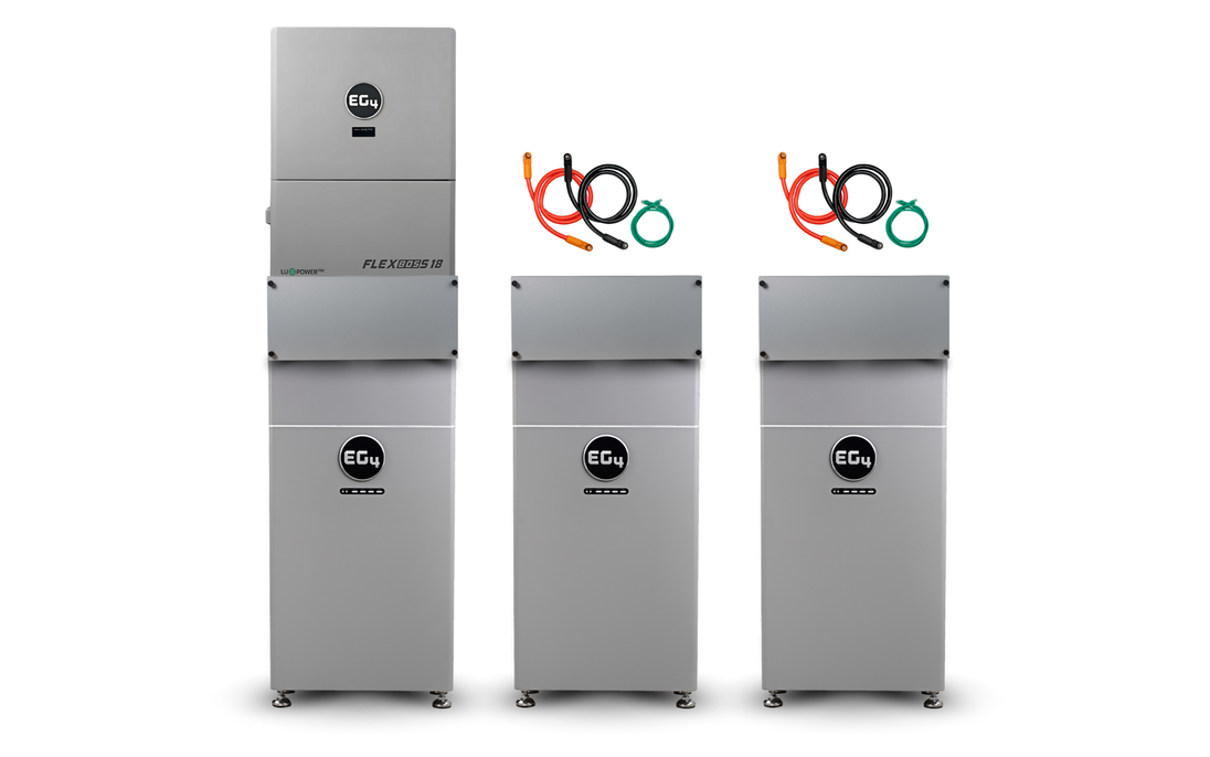 3x EG4 314Ah Indoor batteries with FlexBOSS18, 48 kWh