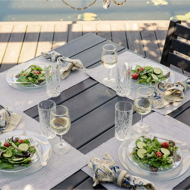 LuxCraft Island 44 inch square poly dining table