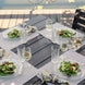 LuxCraft Island 44 inch square poly dining table