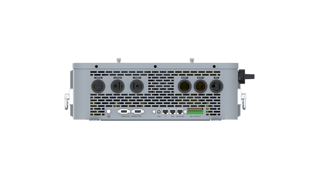 APEX 6.5K off-grid inverter, connection panel