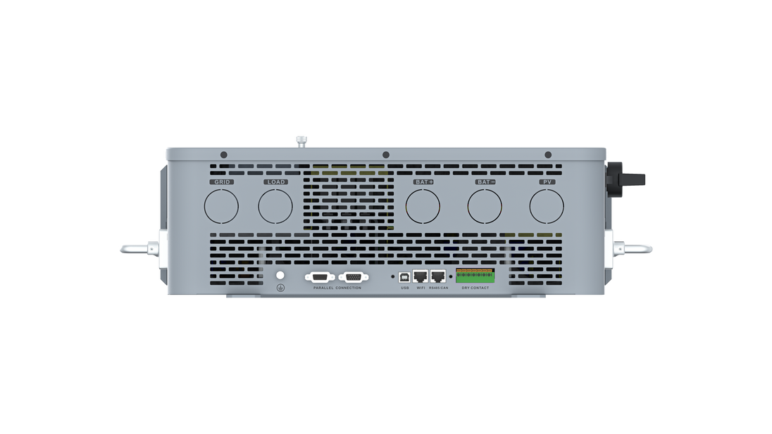 APEX 10K off-grid inverter, connection panel