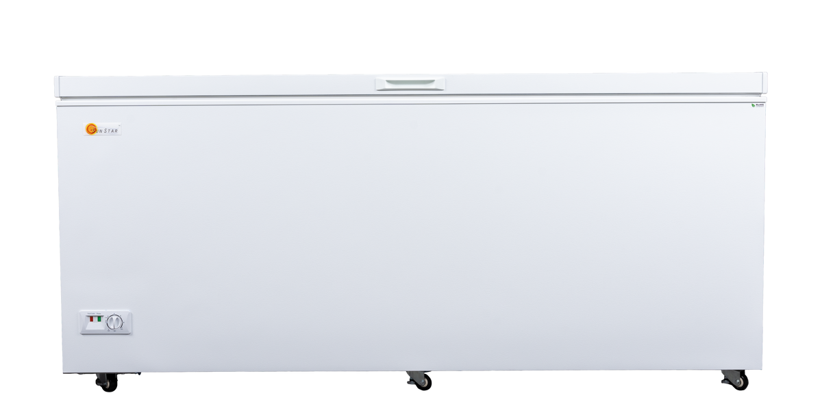 SunStar 21.5 cu ft solar DC chest freezer, white