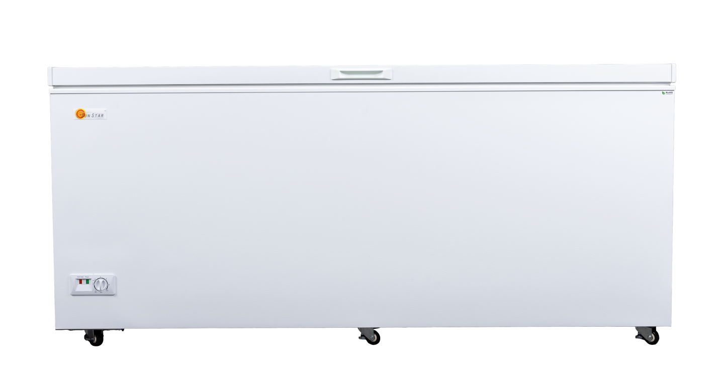 SunStar 21.5 cu ft AC chest freezer, white
