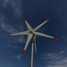 Five-blade rotor of the Nature's Generator 150W wind turbine
