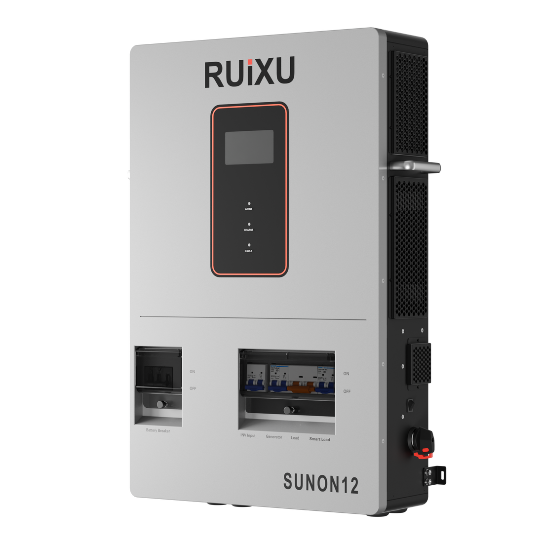 RUiXU SUNON12 inverter - wiring and connection ports detail
