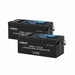 Renogy Core 12V 300Ah deep cycle LiFePO4 battery with self-heating, 2 pack