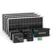 Renogy 400W 12V solar farmer kit with three 100Ah LiFePO4 batteries