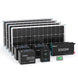 Renogy 400W 12V solar farmer kit with three 100Ah LiFePO4 batteries