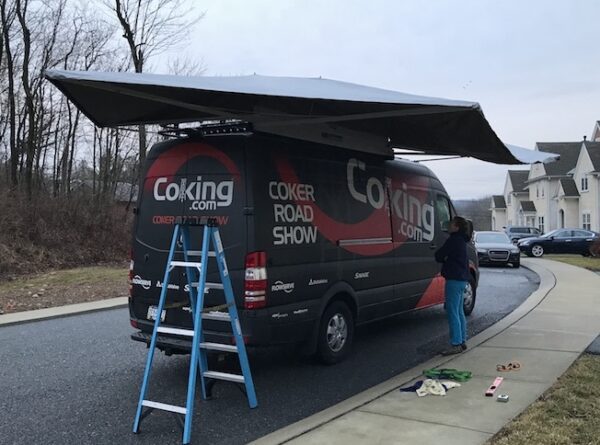BunduAwn270 L-shaped awning