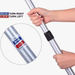 Twist-lock telescopic awning tent pole
