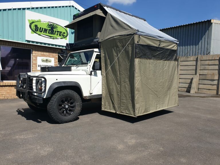 BunduTec velcro privacy panel for the BunduTop entrance cover