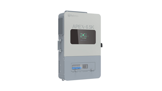 APEX 6.5K off-grid inverter, detail view