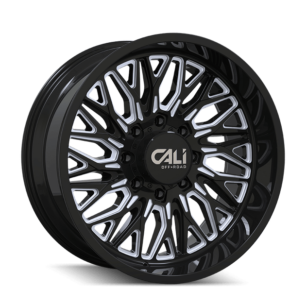 Cali Off-Road Crusher 9118 Wheel – Gloss Black with Milled Spokes