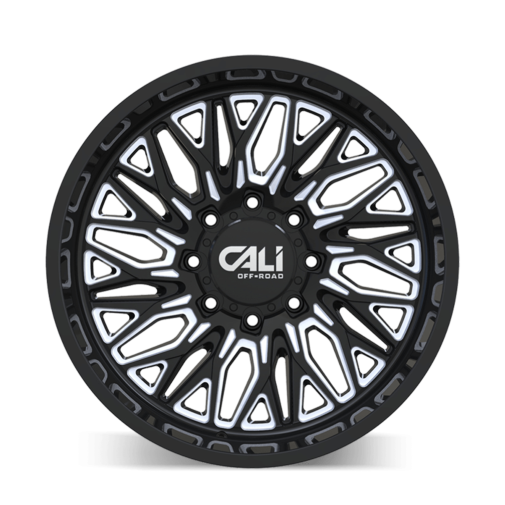 Cali Off-Road Crusher 9118 Wheel – Gloss Black with Milled Spokes