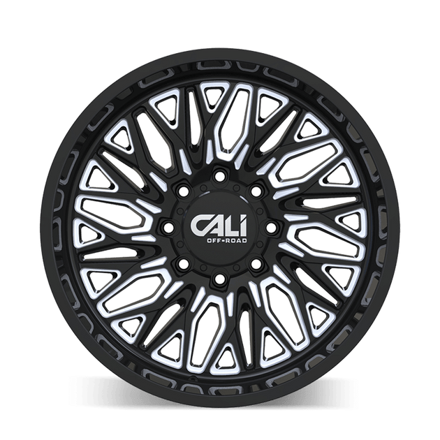 Cali Off-Road Crusher 9118 Wheel – Gloss Black with Milled Spokes