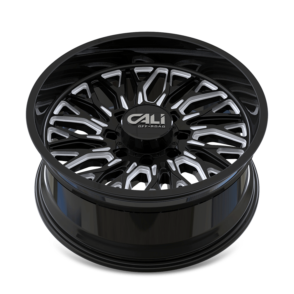 Cali Off-Road Crusher 9118 Wheel – Gloss Black with Milled Spokes