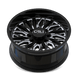 Cali Off-Road Crusher 9118 Wheel – Gloss Black with Milled Spokes