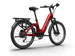 Himiway A7 e-bike in Red, three-quarter view