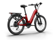 Himiway A7 e-bike in Red, three-quarter view