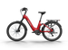 Himiway A7 e-bike in Red, rear angle