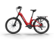 Himiway A7 e-bike in Red, rear angle