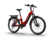 Himiway A7 e-bike in Red, angled view