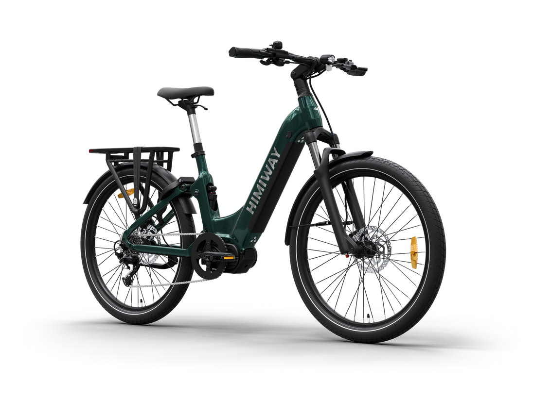 Himiway A7 Pro in Emerald Green, front angle