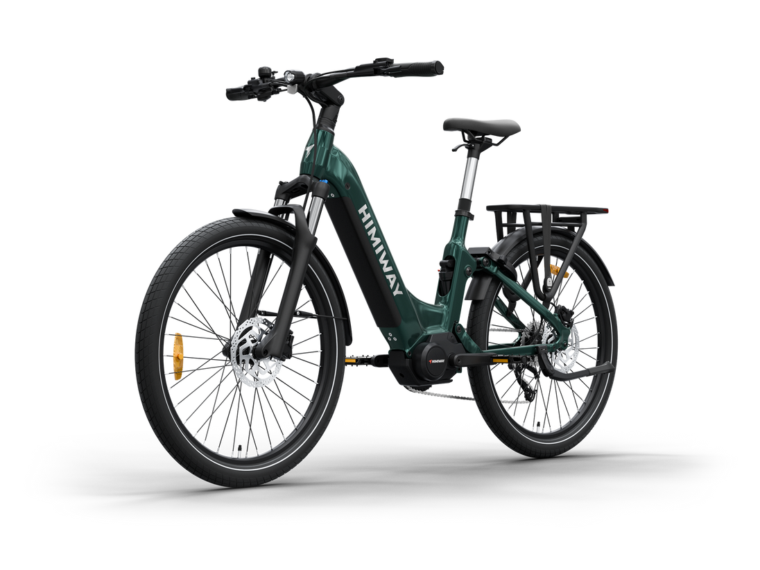 Himiway A7 Pro in Emerald Green, angled view
