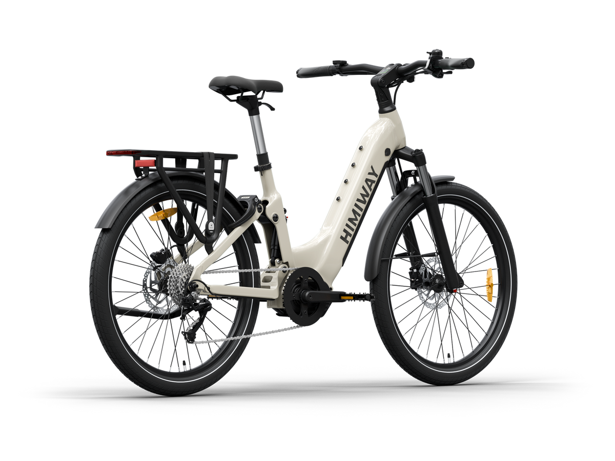 Himiway A7 Pro in Light Gray, rear angle